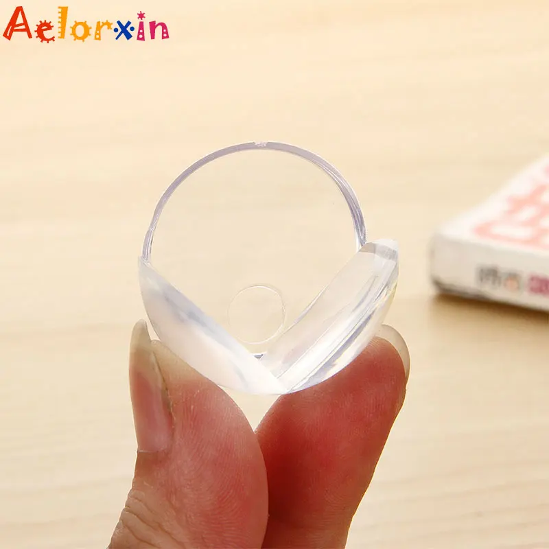 Protector de silicona de seguridad para ni&ntilde;os y beb&eacute;s, cubierta de protecci&oacute;n para bordes de esquina de mesa, anticolisi&oacute;n, 8 unids/lote-3