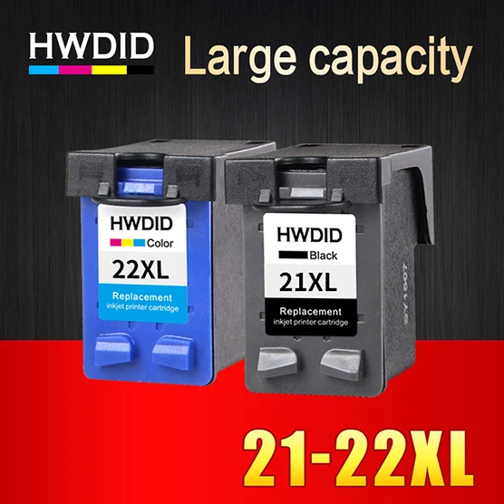1x 21XL 1x 22XL HWDID 21XL 22XL Заправка картриджей Замена для hp/hp 21 для hp/hp 21 с чернилами hp Deskjet 3910 3930 3940 D1311 D1320 D1330 D1341 D1455 - Цвет: 1x 21XL 1x 22XL