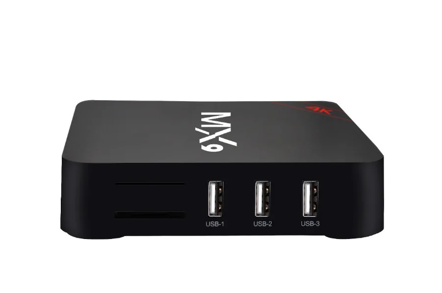 ТВ приставка MX9 4K RK3229 четырехъядерный Android 4 2 ггц WiFi 1 Гб RAM 8 ROM Media HDMI слот для sd