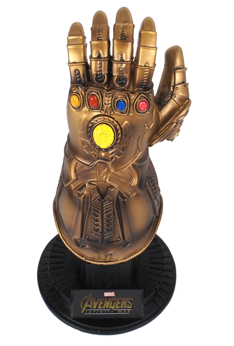 Led Thanos Infinity Gauntlet Мстители Бесконечность войны косплей перчатки фигурка модель