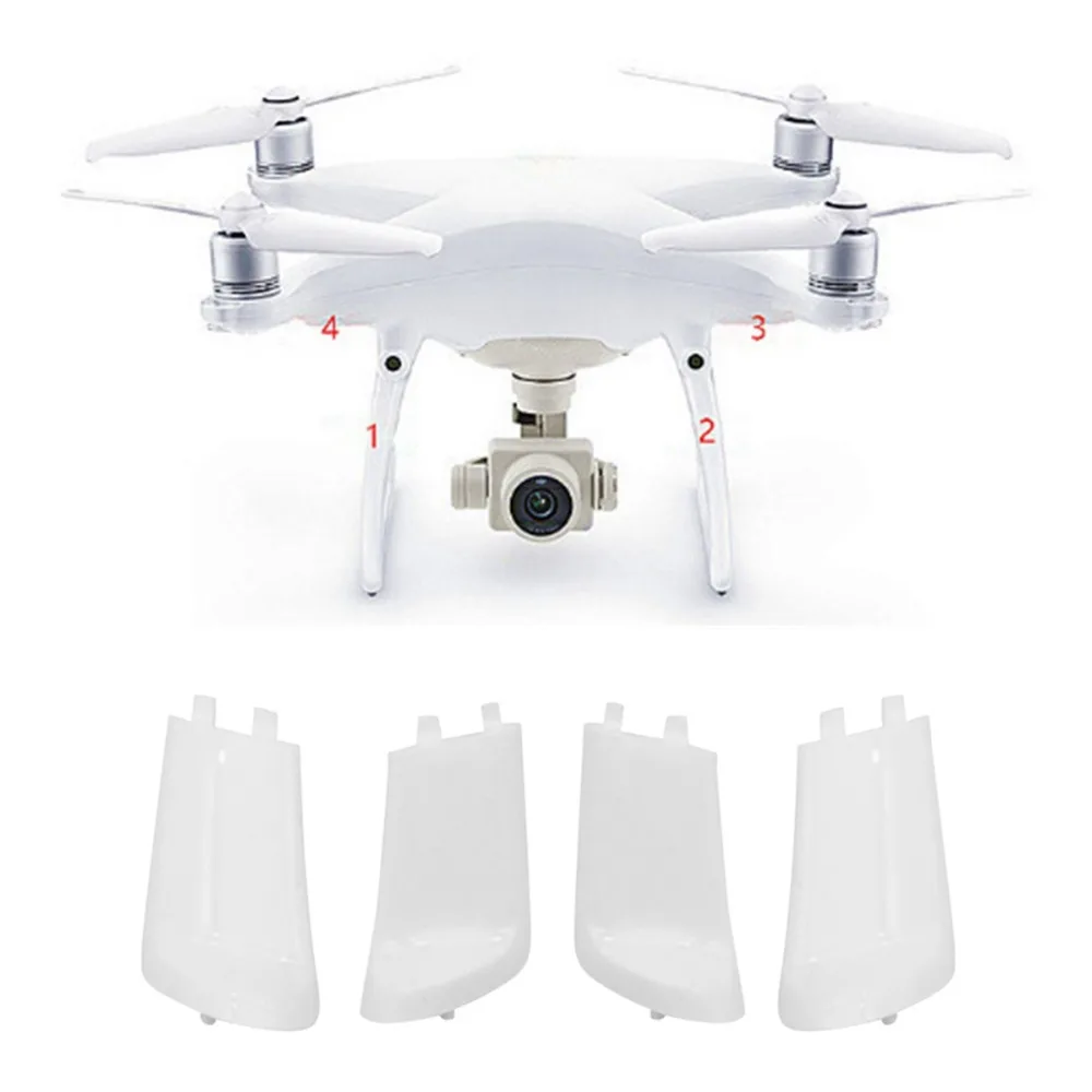 4 шт. DJI посадочная ножка шестерни чехол запасная часть для DJI Phantom 4 корпус запасная замена аксессуары для дрона