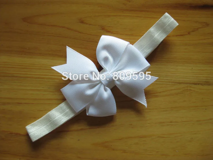 Оптовая продажа 20 шт./лот однотонная повязка на голову эластичная складная