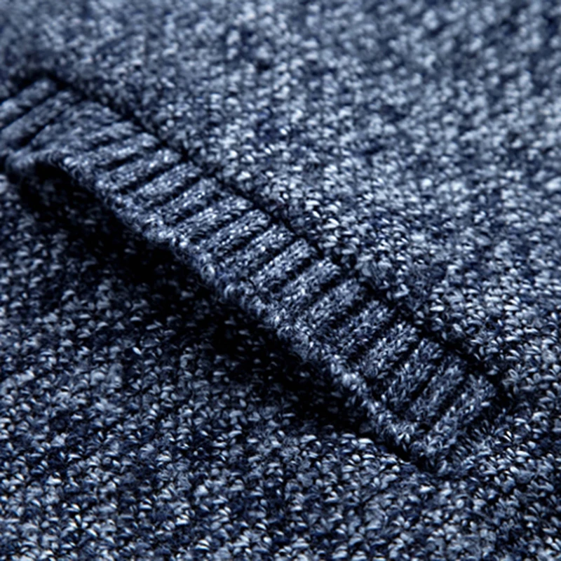 

Fashion men knit jacket Autumn Winter Striped splice casual coat mens Plus velvet lining Cardigan Male outerwear Brand clothing