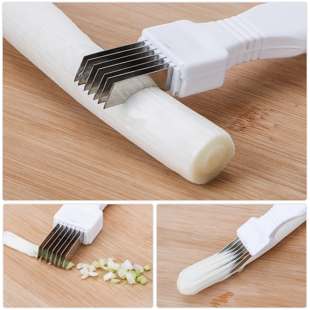NICEYARD Kitchen Gadget Tool Scallion knife Shred Tools Vegetable Fruit Slicer Peeler Shredder Onion Cutter Slice Cutlery | Дом и сад