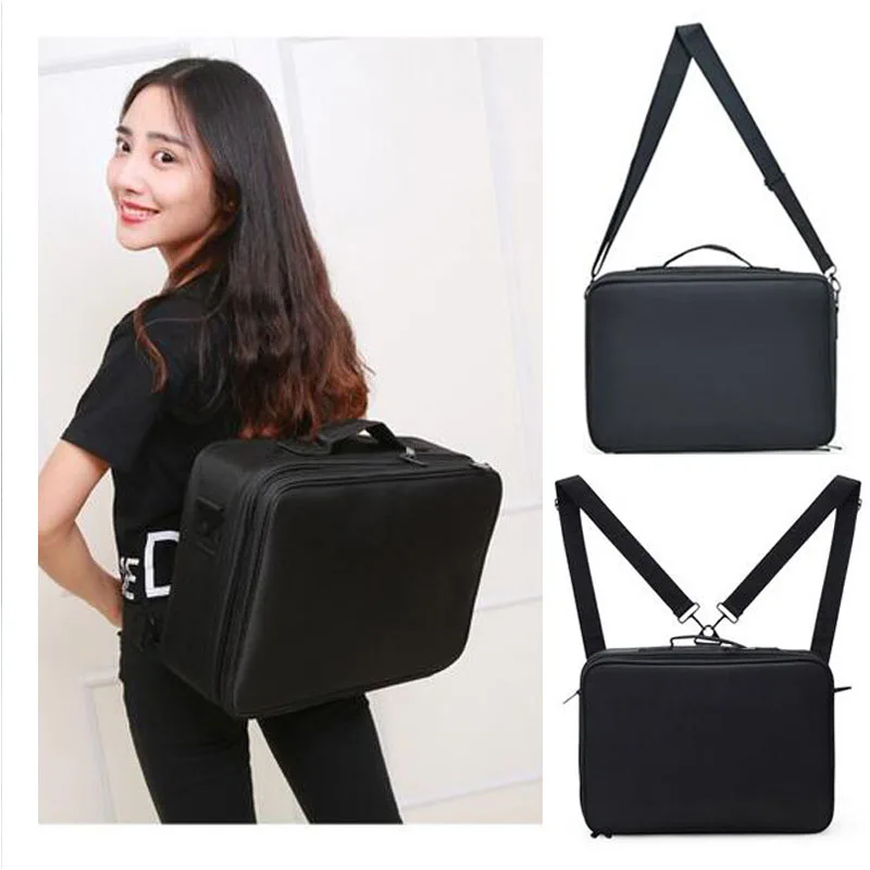 Soomile брендовая профессиональная сумка для макияжа Косметическая CasesBolso Mujer дорожная большая емкость для женщин Макияж органайзер для хранения чемоданов