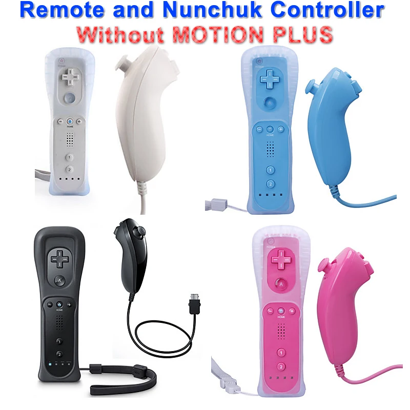 Новый пульт дистанционного управления и геймпад Nunchuk с защитным силиконовым