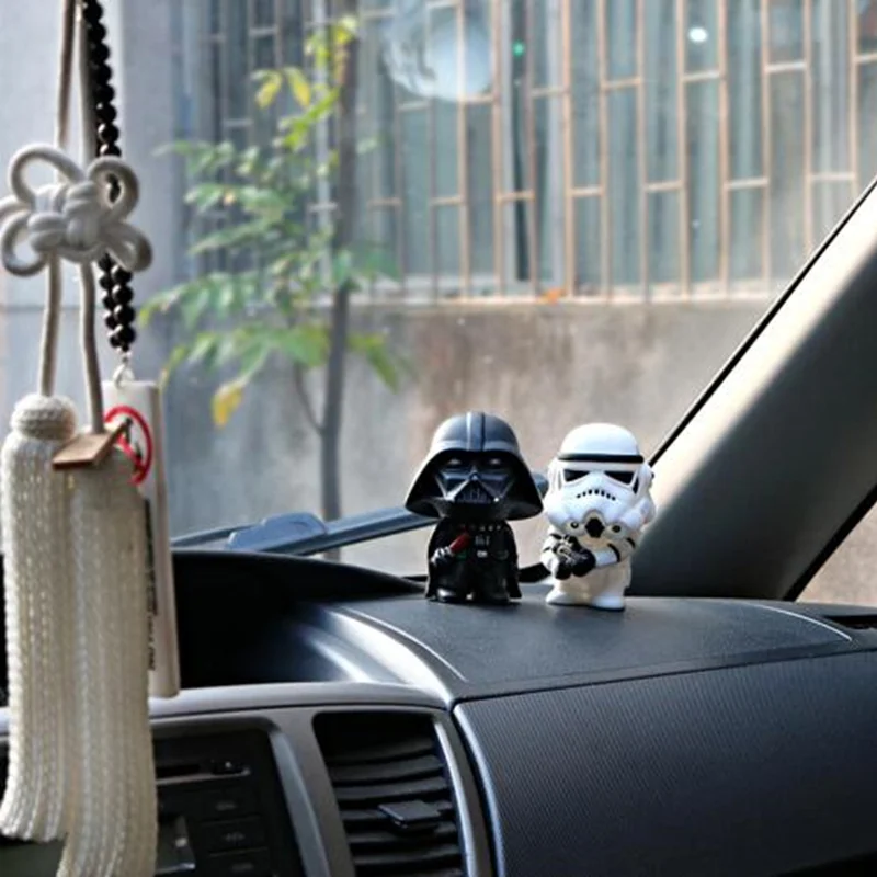 Автомобильный орнамент милая фигурка Звездных войн кукла автомобиль интерьер