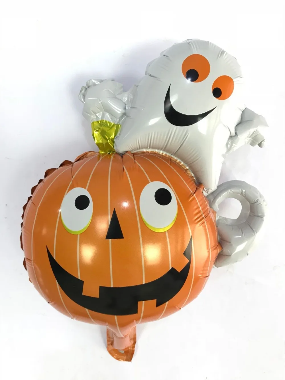 50 шт./лот мультяшный мини шар для Хэллоуина тыква паук летучая мышь фольга