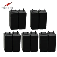 10pcslot wama rechargeable battery 4v 400mah table lamp flashlight mosquito coils 0 4ah lead acid cell storage batteries 3d04
