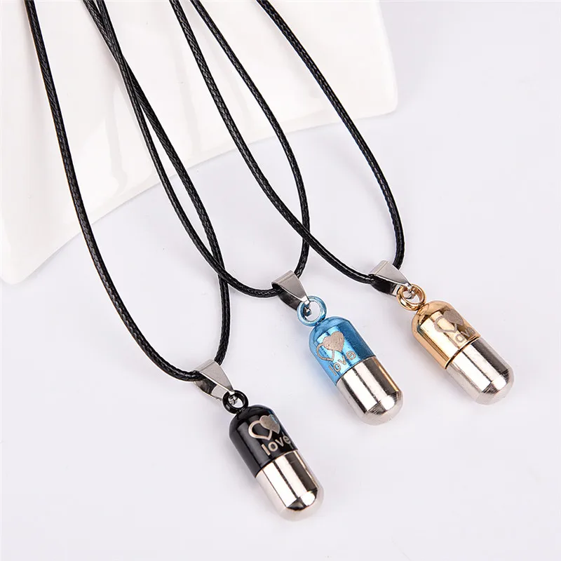 Любовь может открыть таблетки кулон из нержавеющей стали кремации сохранить