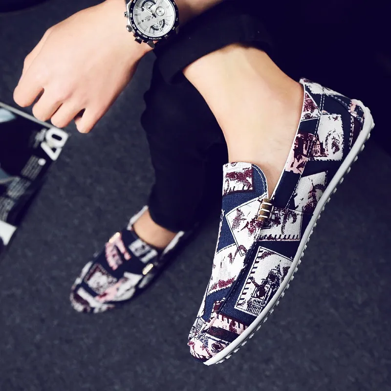 2018 сезон весна-лето дышащие мокасины мужские лоферы мужская обувь на плоской