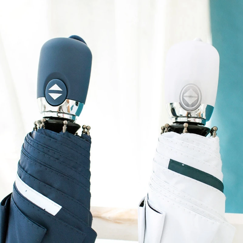 Новинка полностью автоматический женский зонт от дождя Милый Анти УФ три