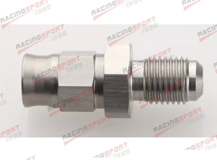 

Stainless Steel Braided Brake Line AN3 To 3/8-24UNF Male Hose End FIitting