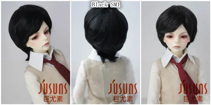 D28053 1/4 MSD BJD парики Enfant мягкий синтетический, мохеровый, для куклы парики 7-8 дюймов кукольные аксессуары