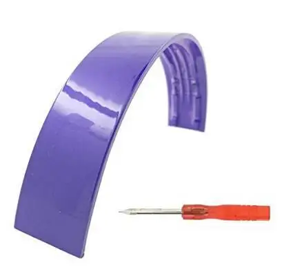 Bright purple SHELKEE Замена верхней оголовье подушки pad Запасные части для Beats от dr. dre Solo HD проводной на ухо запчасти для ремонта наушников - Цвет: Bright purple