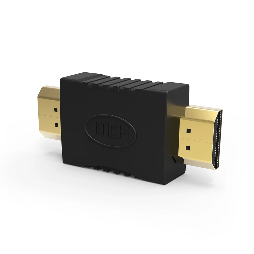 Высокое качество HDMI к HDMI мужчин и мужчин позолоченный соединитель удлинители соединителей адаптер конвертер для ноутбук с HDTV проектор