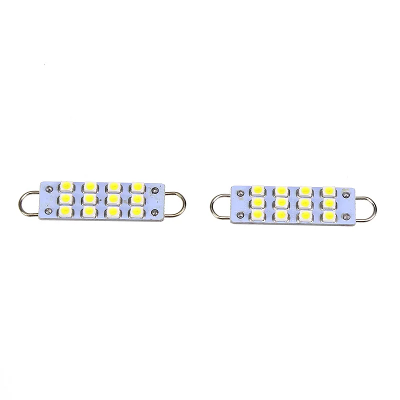 2 шт. 12 SMD 44 мм белый гирлянда с жесткой петлей 1 73 &quotсветодиодный светильник 561 562 567