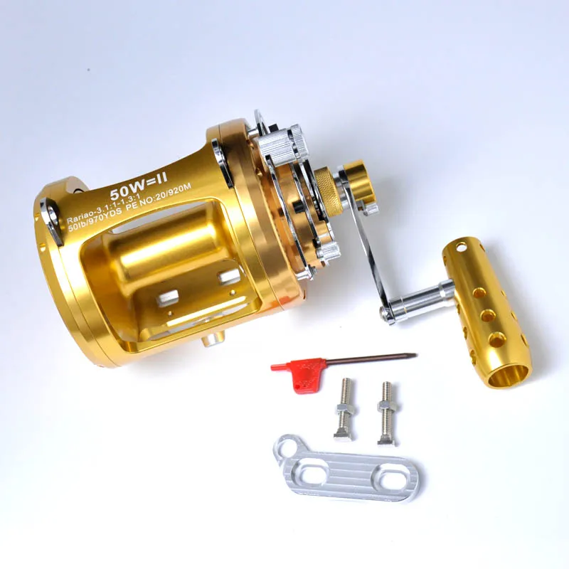 

Jigging reel 2 speed reels boat fishing reel DC80w big game reel