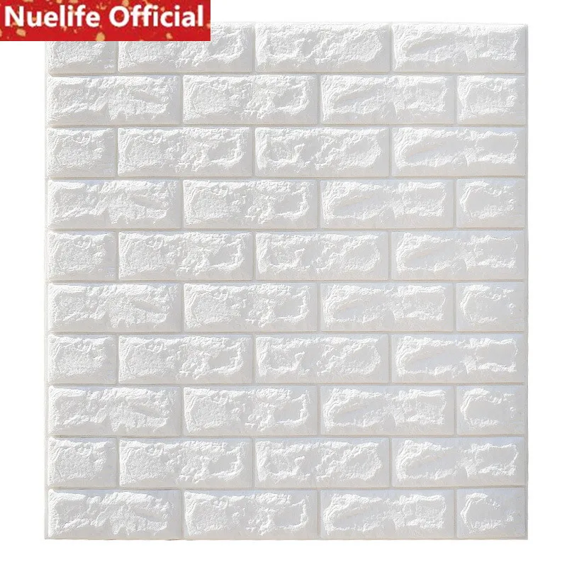 

5pcs 3d brick pattern PET foamed cotton wall stickers living room bedroom kindergarten waterproof background wall stickers