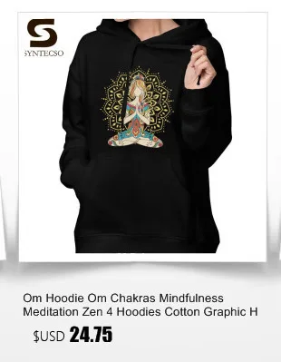 Футболка «Om» Om Chakras minditness медитация дзэн футболка с графическим коротким рукавом женская футболка фиолетовая XXL Женская футболка