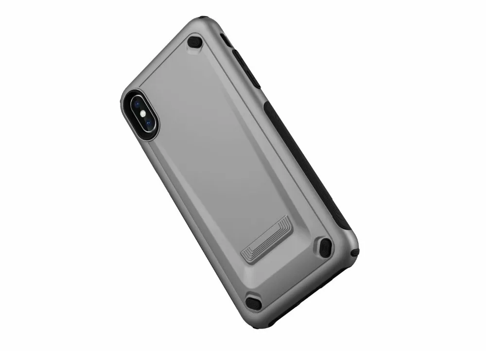 COOKZU For iPhone X Mechanic Phone Cases for Apple XS Max Case Hard PC &amp TPU Hybrid Anti-knock Back Cover 7 |