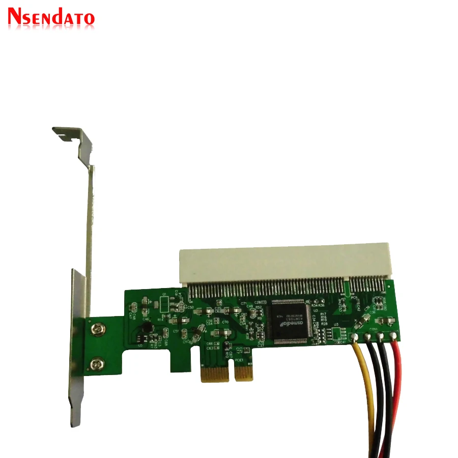 Внутренняя PCI Express E Плата расширения 1XSlot к 32 битному адаптеру экспресс карта мост