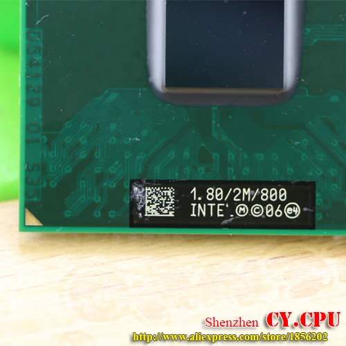 Бесплатная доставка intel cpu ноутбук Core 2 Duo T7100 2M Socket 479 cache/1 8 GHz/800/двухъядерный