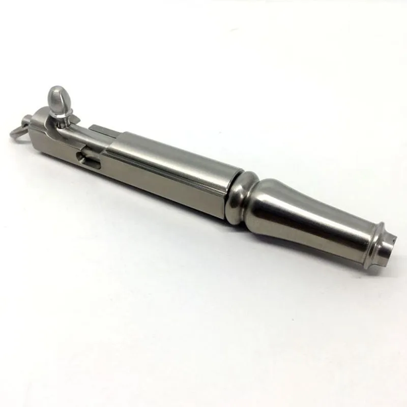 Online Buatan Tangan Murni Titanium Solid Portable Logam Tanda Tangan Pena Taktis Lemak Senapan Mesin Pen EDC Gel Pena Kreatif Hadiah Outdoor