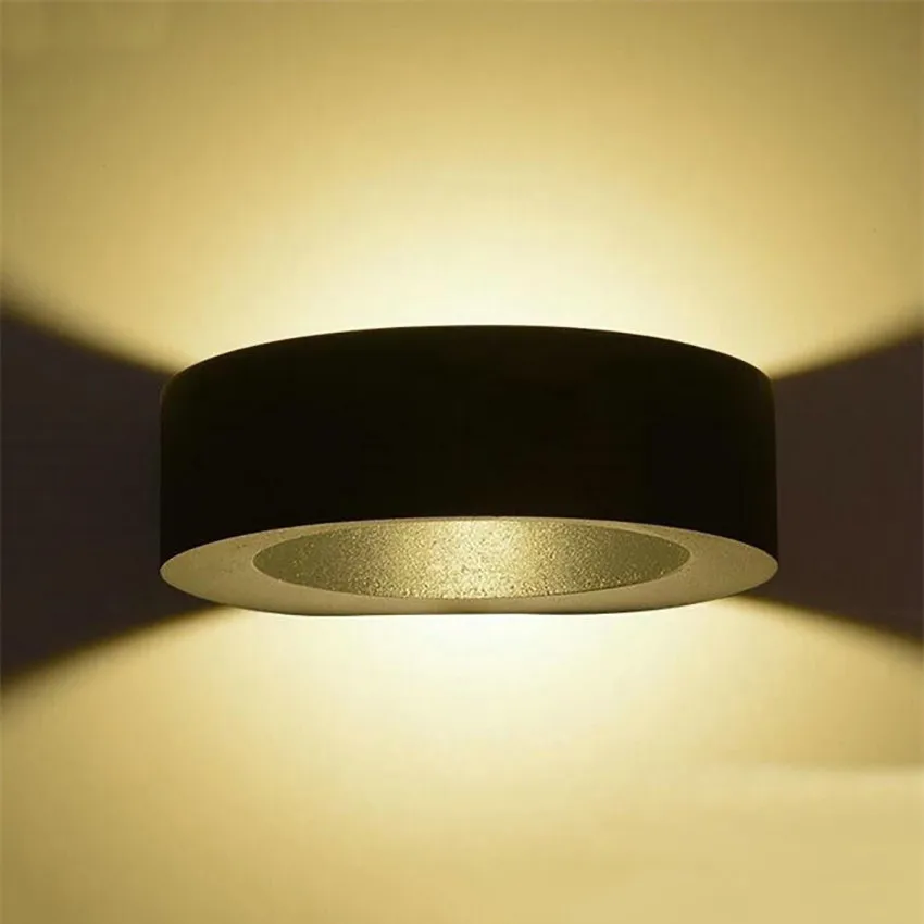 Современные Водонепроницаемые светодиодные уличные Настенные светильники 5 Вт