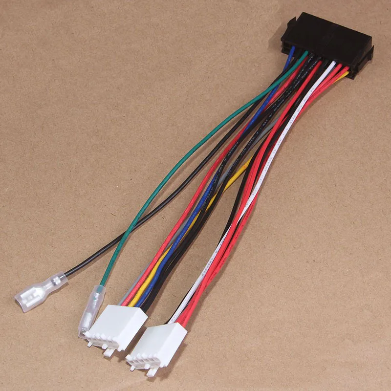 20Pin ATX к 2 портовому 6Pin на конвертер блока питания Кабель Шнур 20 см для 286 386 486 586