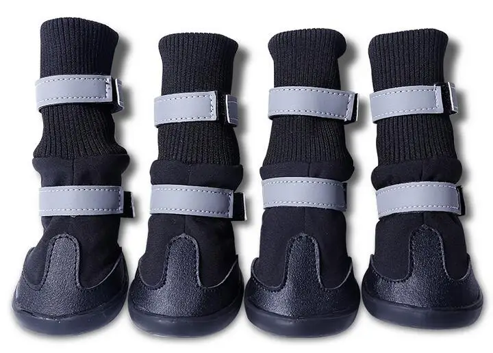 Водонепроницаемые Нескользящие ботинки для больших собак S M L XL 4 шт./компл.|dog boots