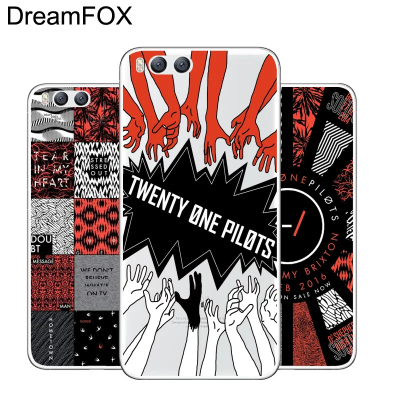 DREAMFOX L552 Twenty One Pilots Soft TPU Silicone Case Cover For Xiaomi Redmi Note 3 4 5 Plus 3S 4A 4X 5A Pro Global |