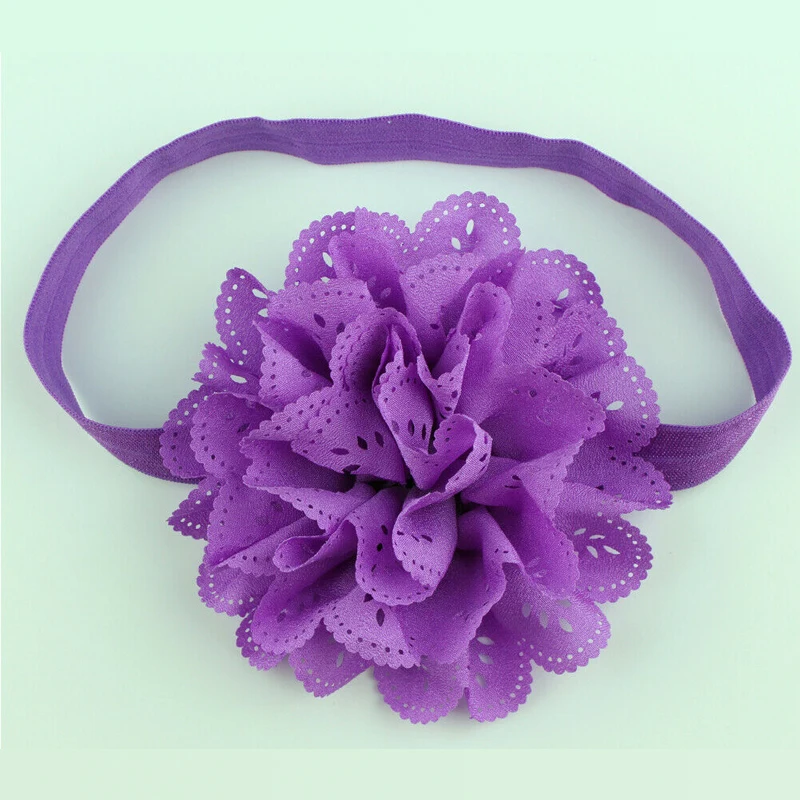 

12Pcs/Bag Girl Headbands Cute Newborn Baby Chiffon Flower Toddler Elastic Headbands Hairband Accessories Gift