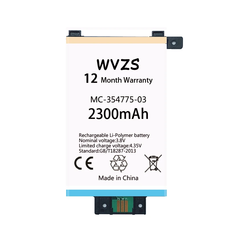 Wvzs 2300 mAh литий-полимерный MC-354775-03 58-000008 для Amazon Kindle PaperWhite EY21 1st KPW1 планшет