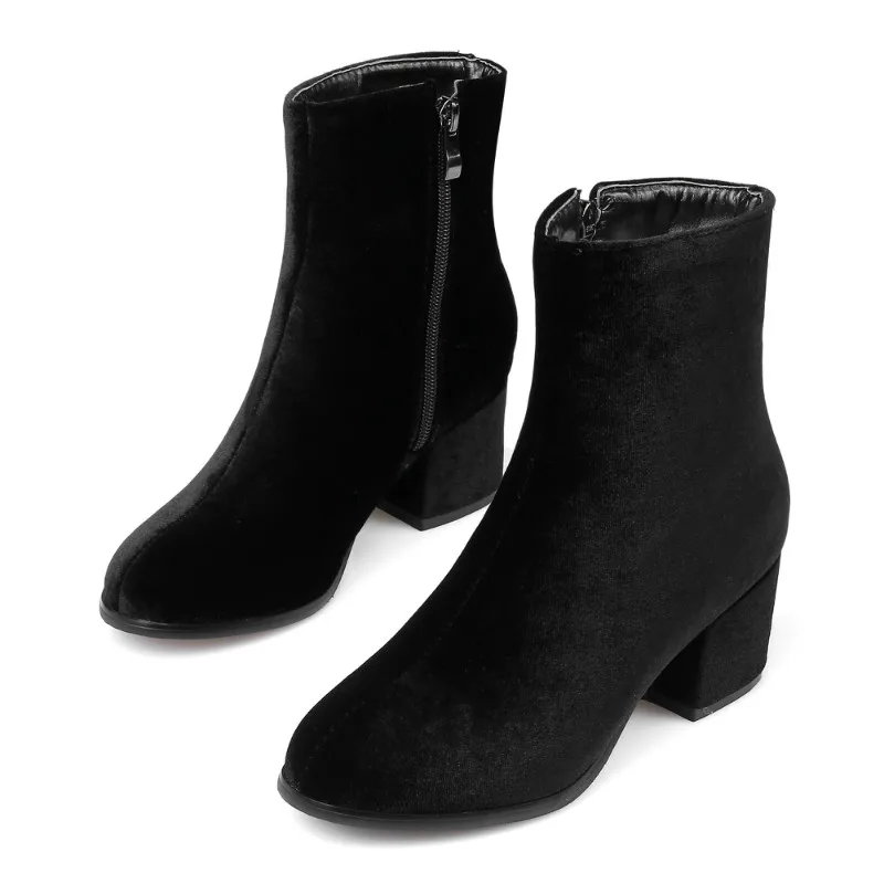 Осенне зимние ботинки модные пикантные Ботинки Martin обувь на высоком толстом