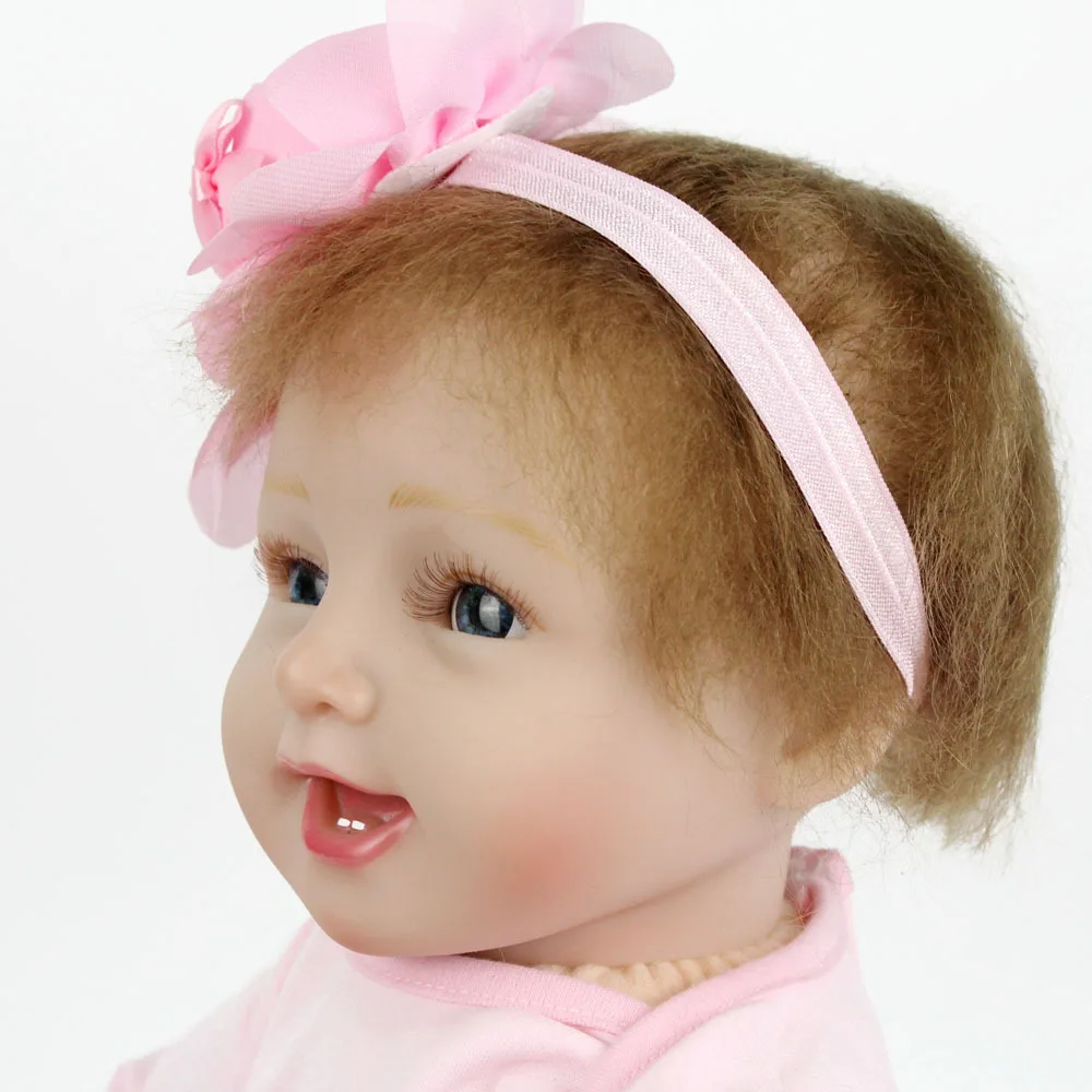 NNPKDOLL 22 &quot55 см мягкий силикон Reborn Baby Doll игрушка Реалистичная для девочки
