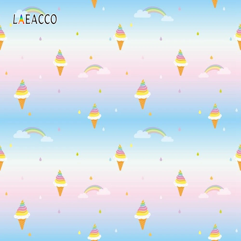 Laeacco мороженое эскимо узор фон ПОРТРЕТНАЯ ФОТОГРАФИЯ фоны индивидуальные