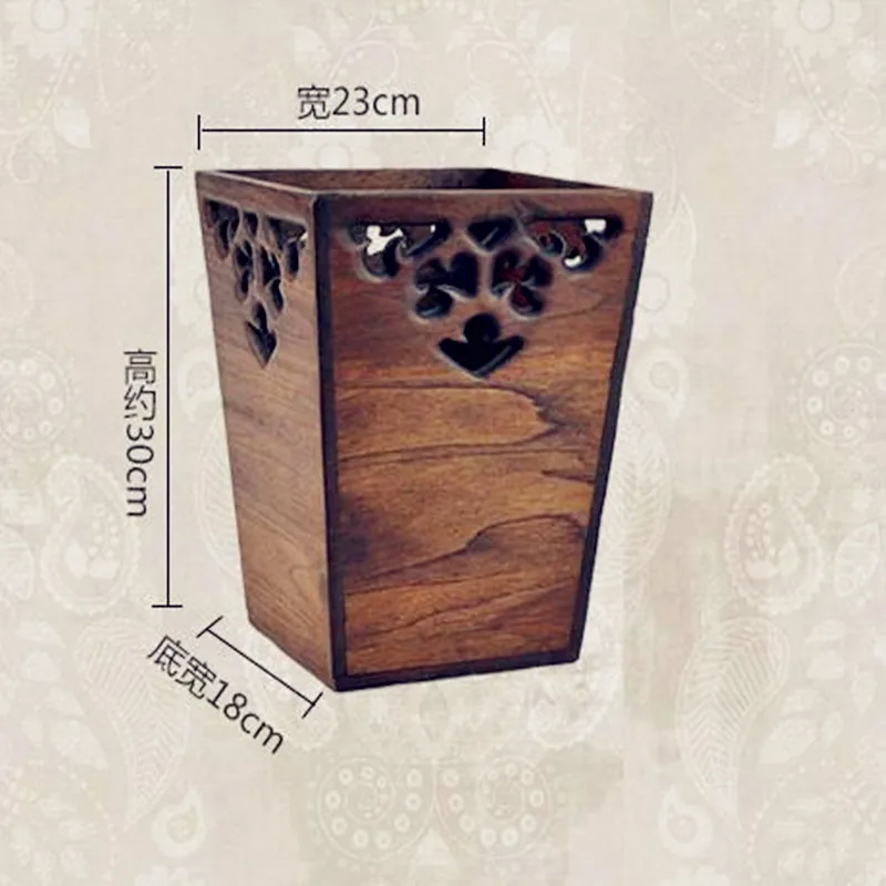 Новинка 2017 креативная винтажная Высококачественная квадратная бумажная корзина