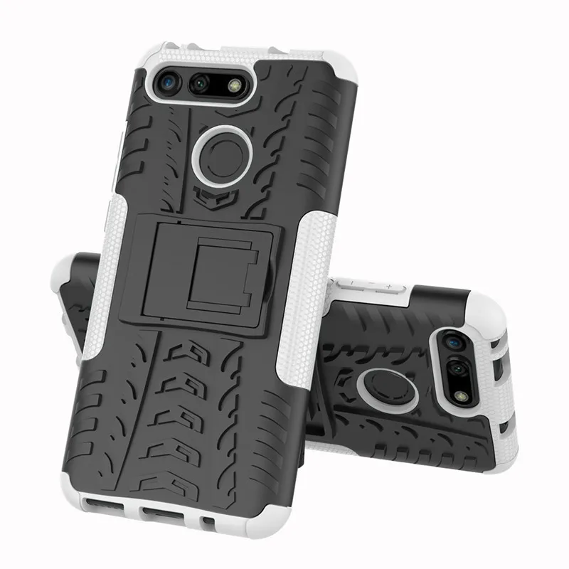 Для Honor V20 защитный чехол для huawei Honor V20 чехол 6,4 'чехол сверхмощный Гибридный Броня полное заднее покрытие для huawei Honor View 20 v20 - Цвет: Белый