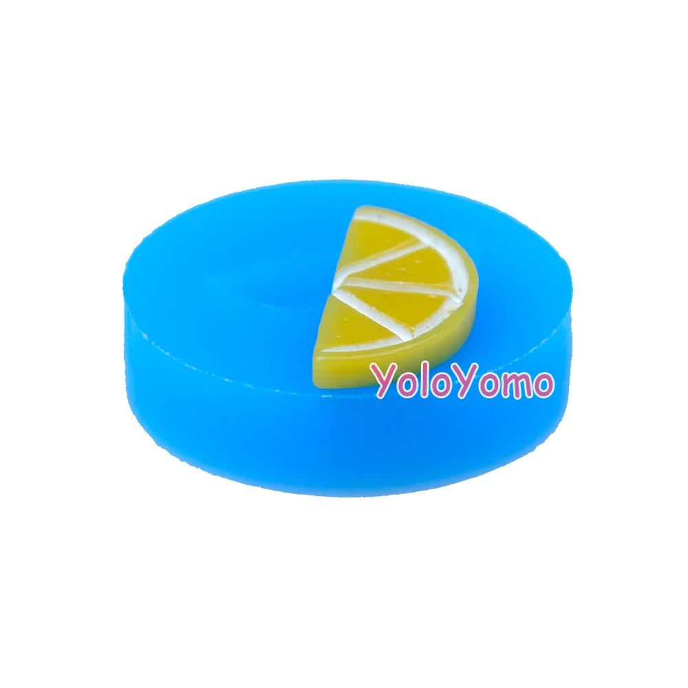 S046YL 19.2mm Orange Slice Silicone Mold - Fruit Oven Safe Fondant Craft Cake Decorating Resin DIY Handmade Candy | Дом и сад