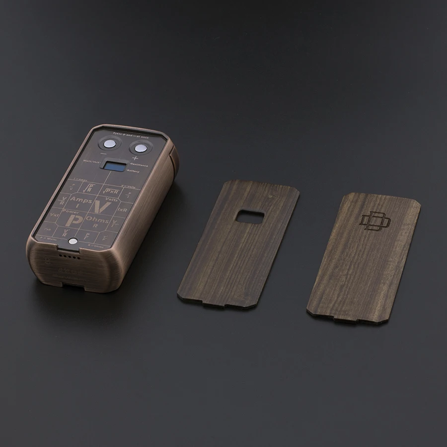 Augvape Druga Foxy медный мод сопротивление чтения автоматически 9,2*5,2 мм OLED цифровой дисплей переключаемый IML панели коробка мод Vape