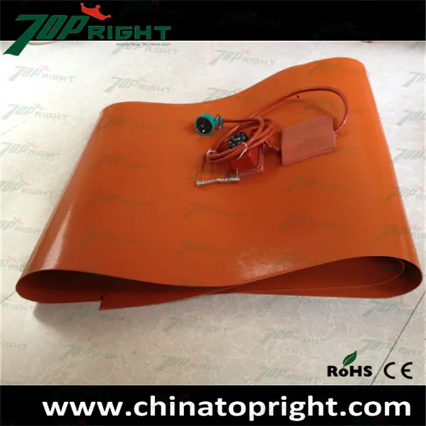 2000 Вт гибкий силиконовый резиновый обогреватель с регулируемым термостатом |