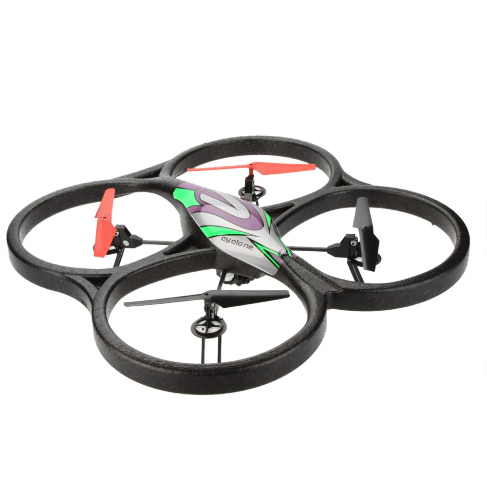 Профессиональные WLtoys V666 5,8G FPV 6 Axis 4CH RC для большого квадрокоптера Дрон «НЛО» с 2.0MP HD камерой и монитором RTF hexacopter