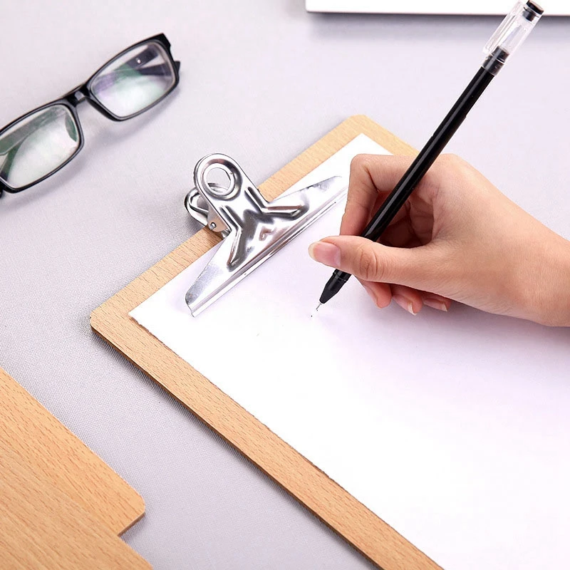 A4 Деревянный планшет папка для файлов стационарная доска жесткая Письменная