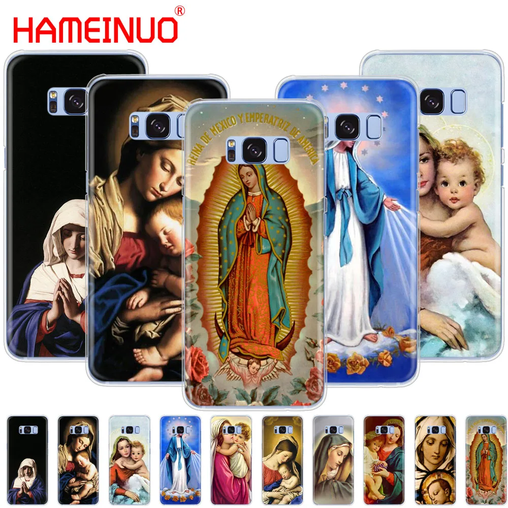 HAMEINUO Дева Мария христианская Рождество чехол для мобильного телефона Samsung Galaxy S9 S7