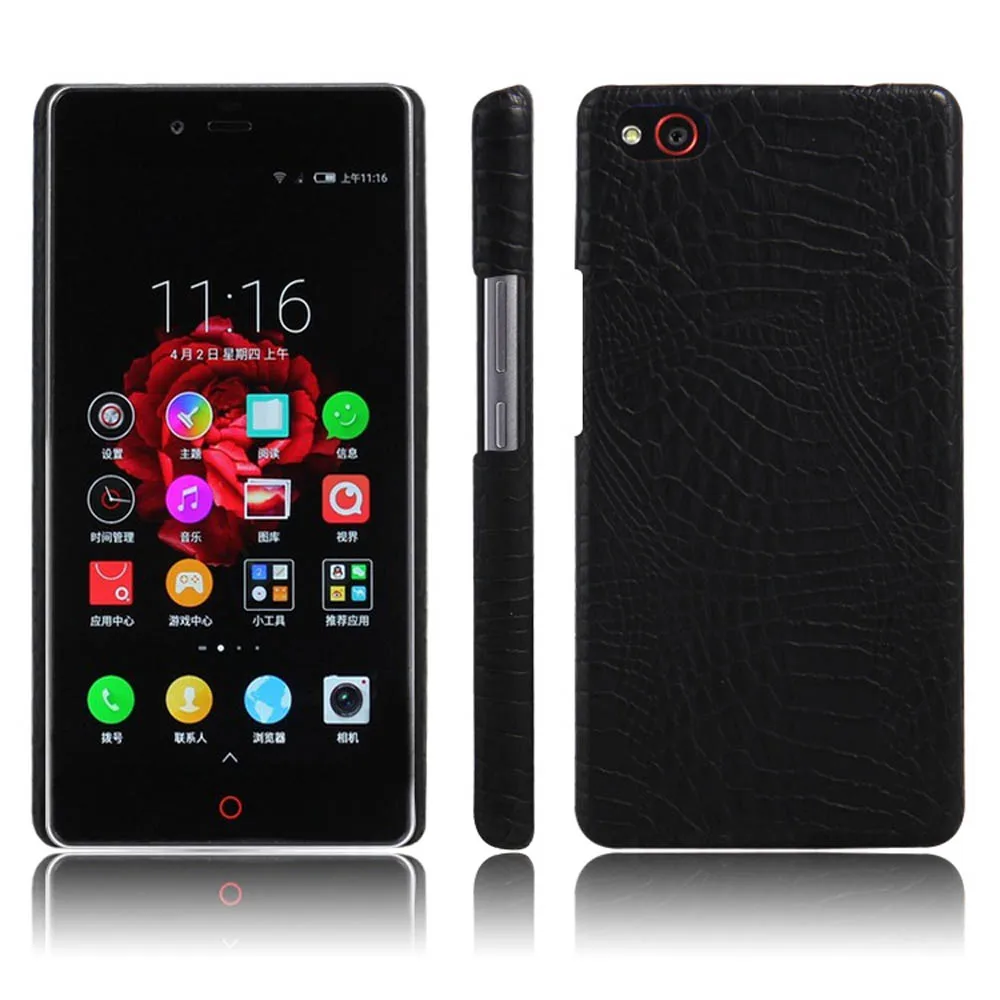 

SUBIN New Luxury Crocodile Skin PU Leather Case For ZTE nubia Z9 mini 5.0" Back Cover Phone Protective Cases phone bag