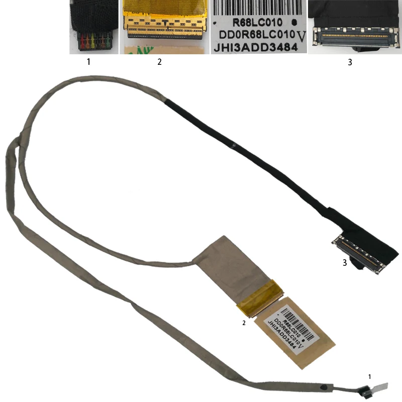 Новый ЖК светодиодный видеокабель для HP pavilion 17 E кабель экрана PN: DD0R68LC010 DD0R68LC040