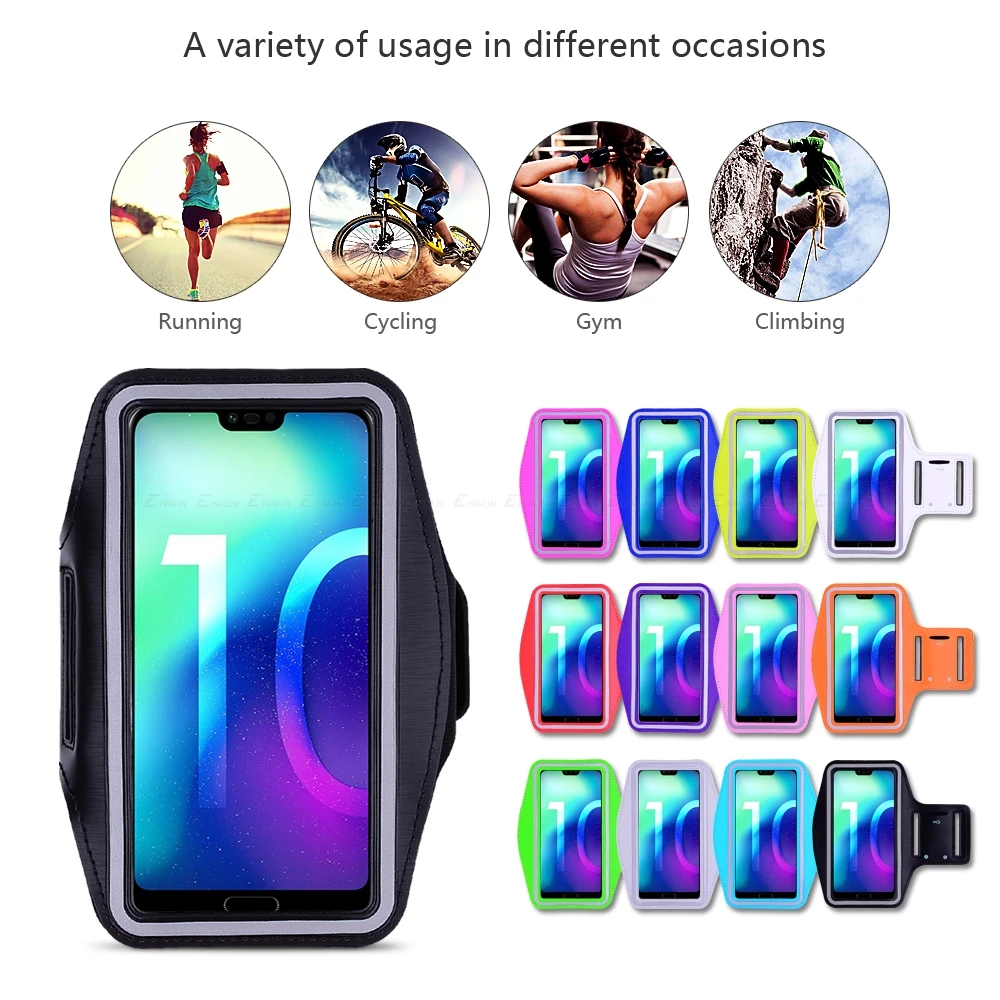Чехол на руку для HuaWei Honor 8 9N 9 Lite Pro View Note 20 10 20S 20i 10i P Smart Z Plus спортивная сумка для телефона