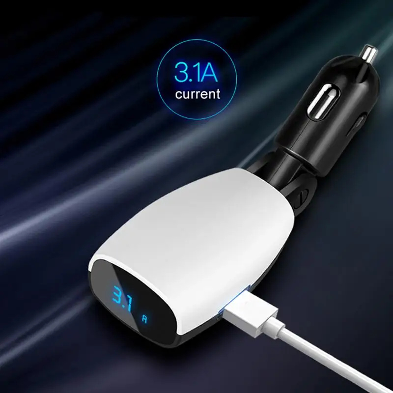 1 шт. автомобильное зарядное устройство с двумя USB-портами 3 А |