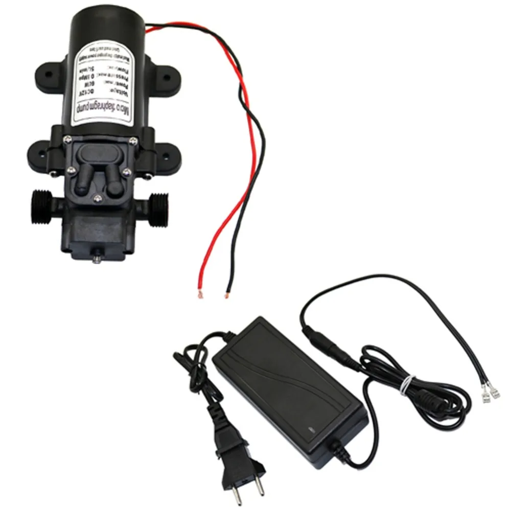 Профессиональный электрический 12V насос работающий на постоянном токе от 1/2 дюймов сельскохозяйственные экстрактор насос для перекачки автомойки полива мембранный самовсасывающий насос